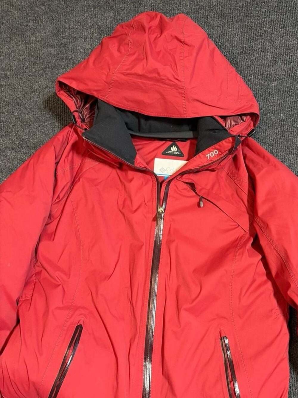 Columbia Women's Best Dam Down Jacket 700 Fill Omni-Heat Red Size M